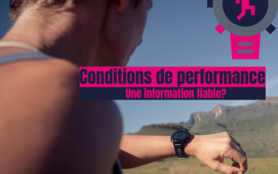 Comment interpréter les conditions de performance sur ta Garmin?
