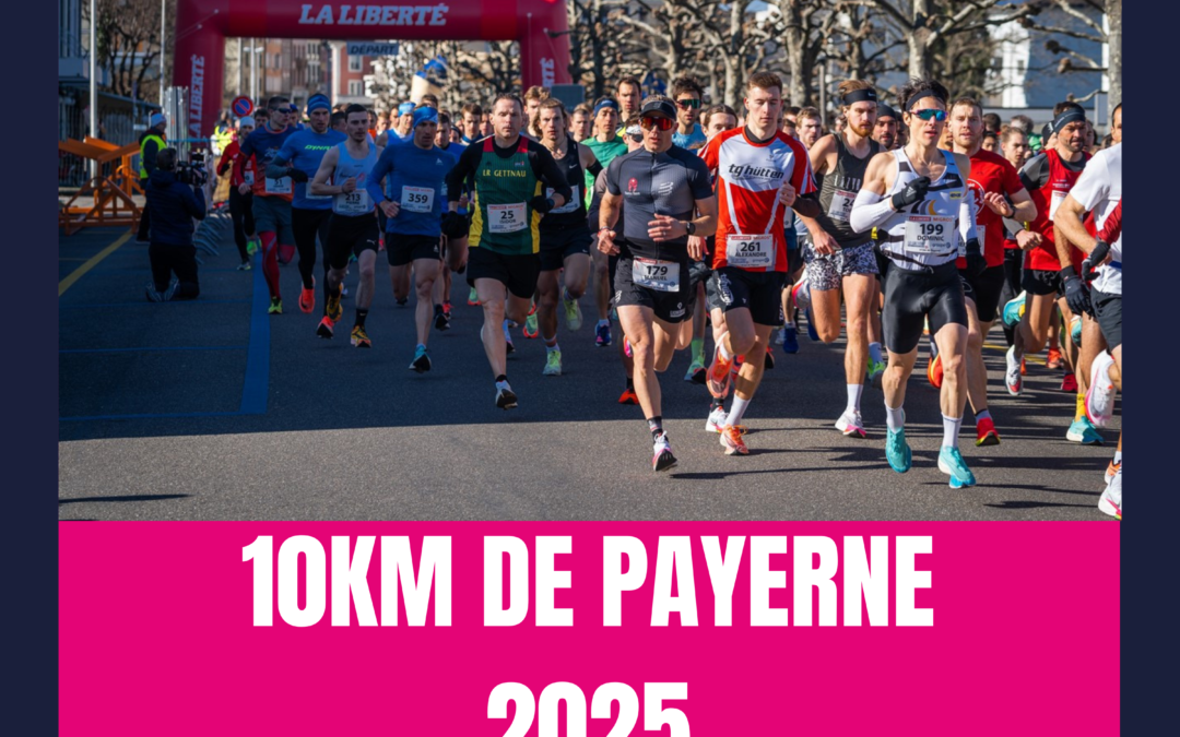 Edition record en 2025 pour les 10km de Payerne