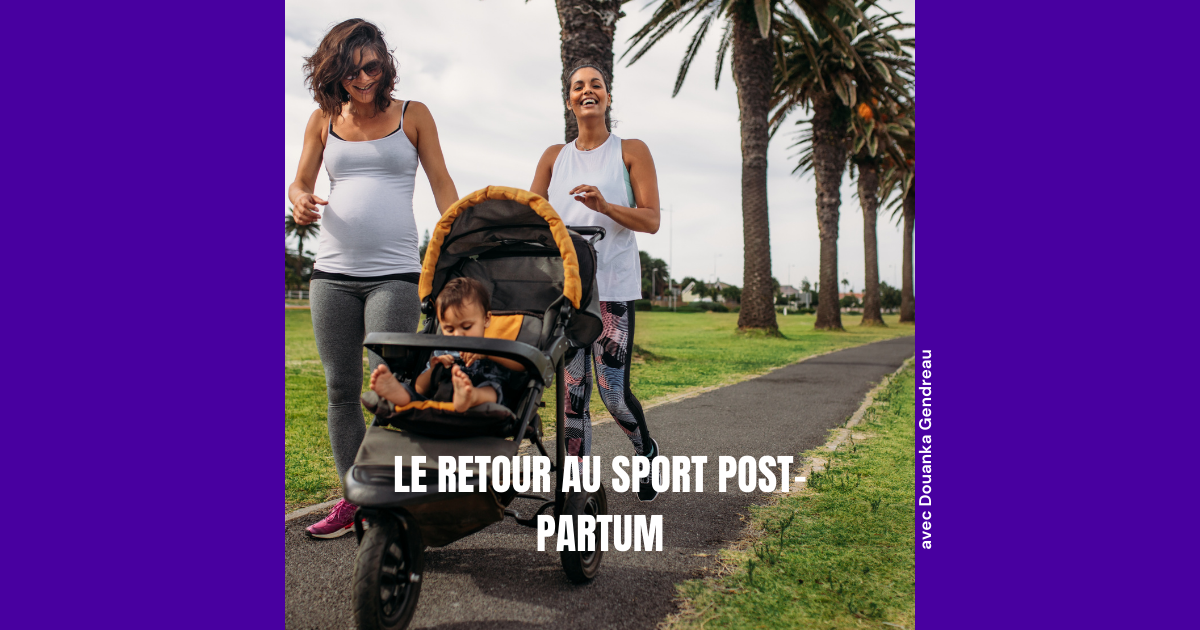 2 Image blog sur le retour au sport post-partum