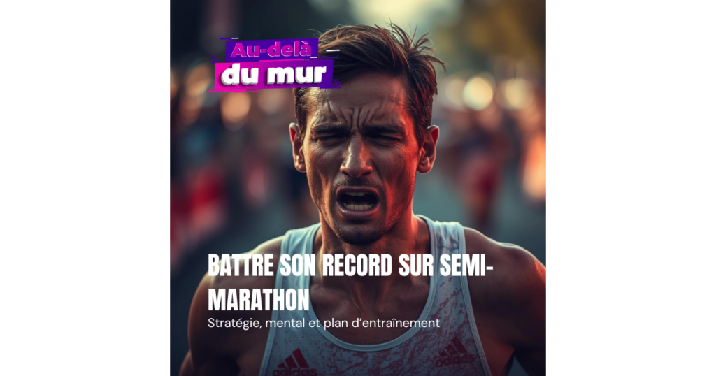 Semi-marathon Coureur concentré lors d'une course