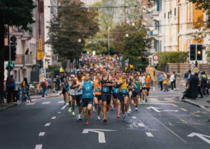Marathon de Lausane, image au départ